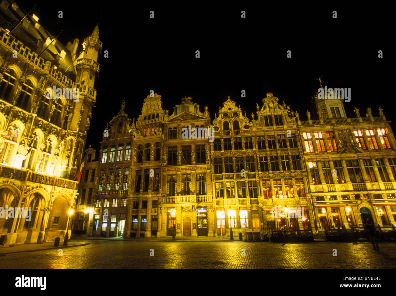 Guild Houses, GrandPlace, der Grand Place, Brüssel, Brüssel, Region Brüssel-Hauptstadt, Belgien, Europa Stockfoto