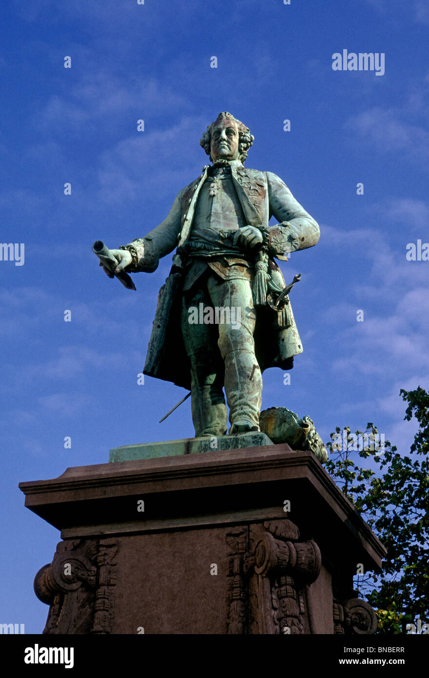 Statue von Lothringen Museum Karlsplatz in der Stadt von Brüssel Brüssel Hauptstadt Region Belgien Europa Stockfoto