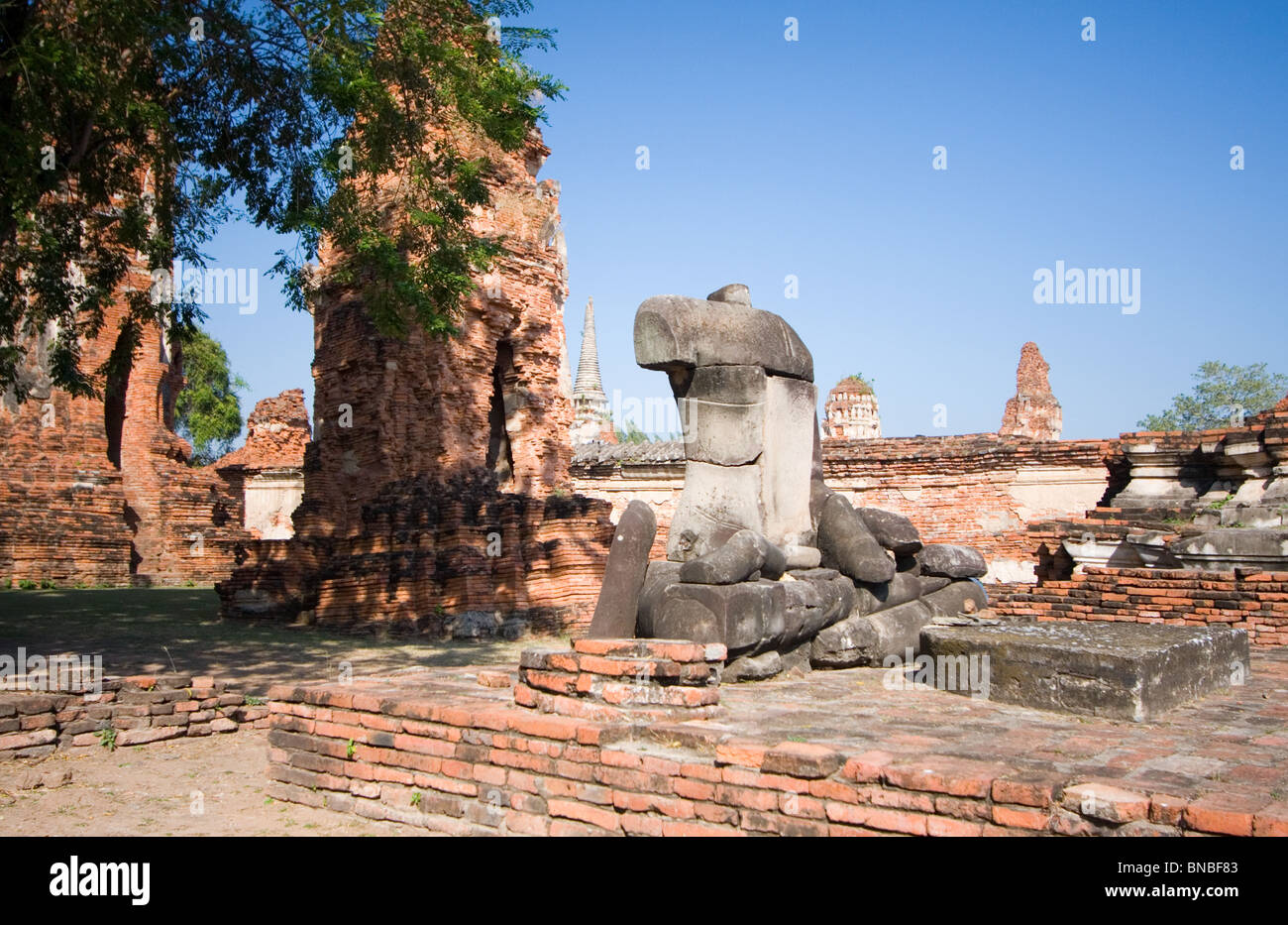 Ruinen von Ayutthaya, Thailand Stockfoto