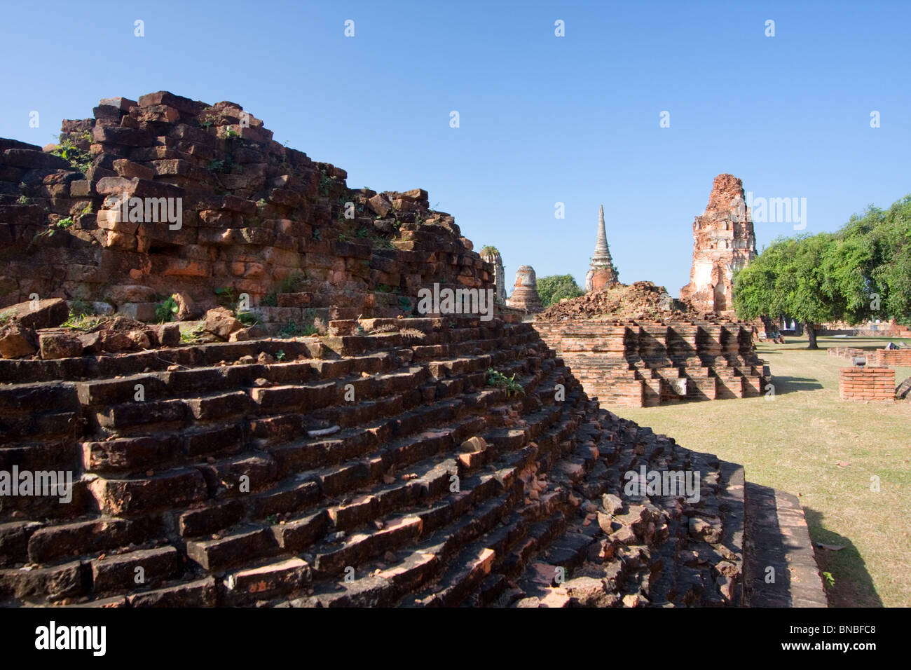 Ruinen von Ayutthaya, Thailand Stockfoto