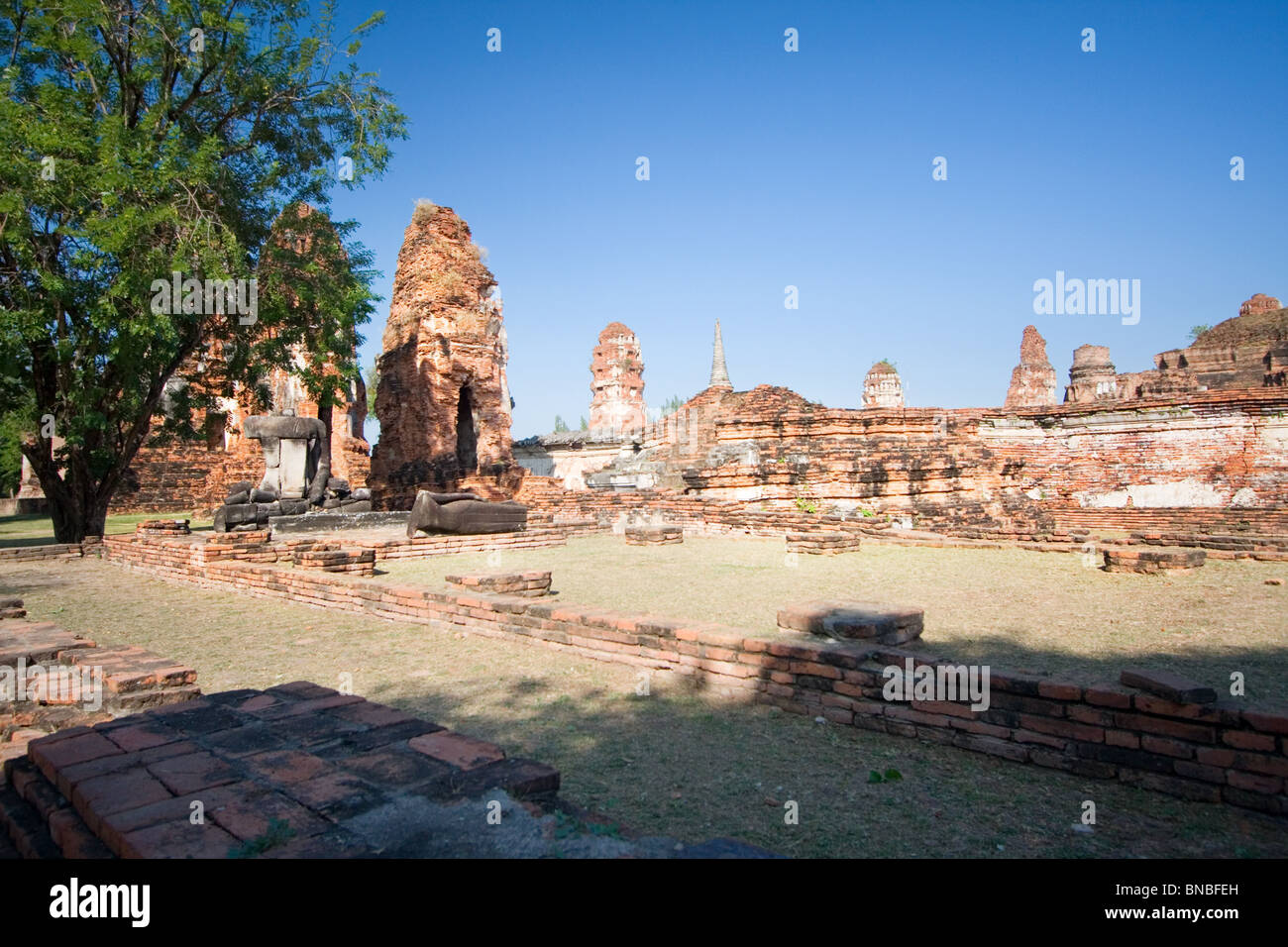 Ruinen von Ayutthaya, Thailand Stockfoto