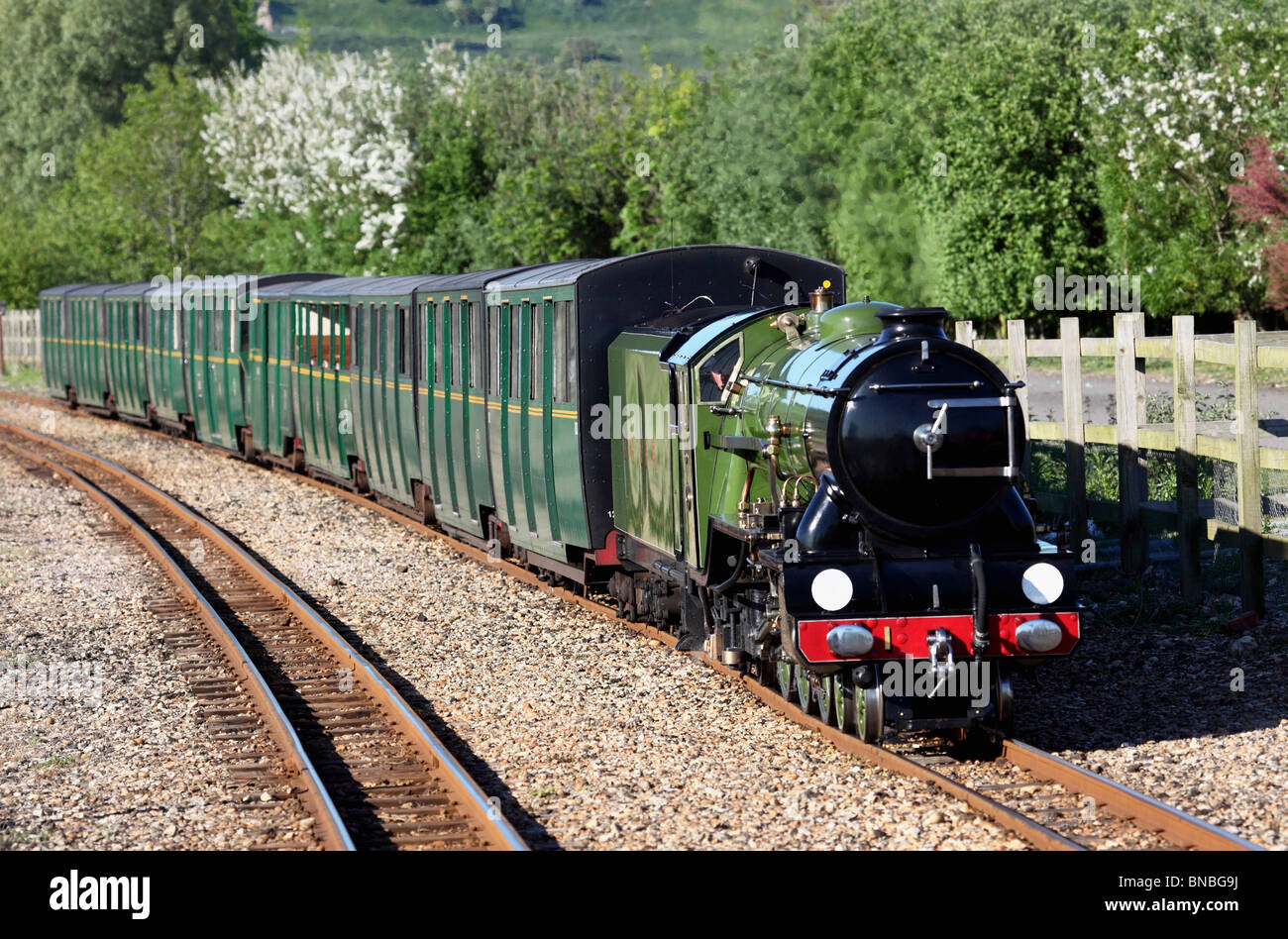 3172. Romney, Hythe & Dymchurch Light Railway, Kent, UK Stockfoto