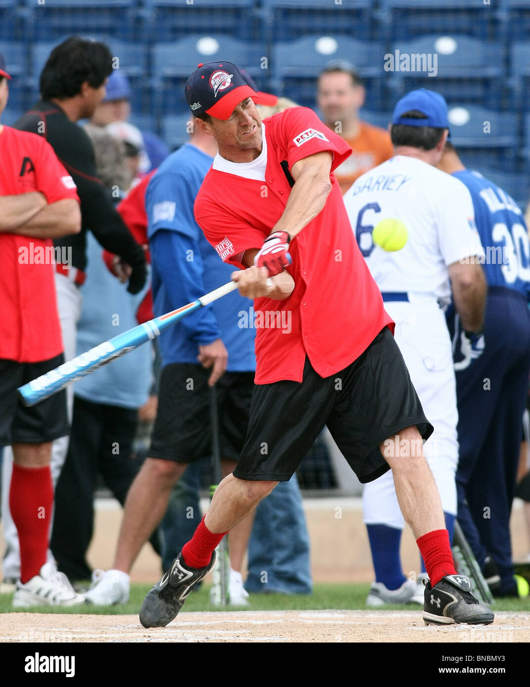 JAMES DENTON die STEVE GARVEY CELEBRITY SOFTBALL klassische MALIBU CA 10. Juli 2010 Stockfoto