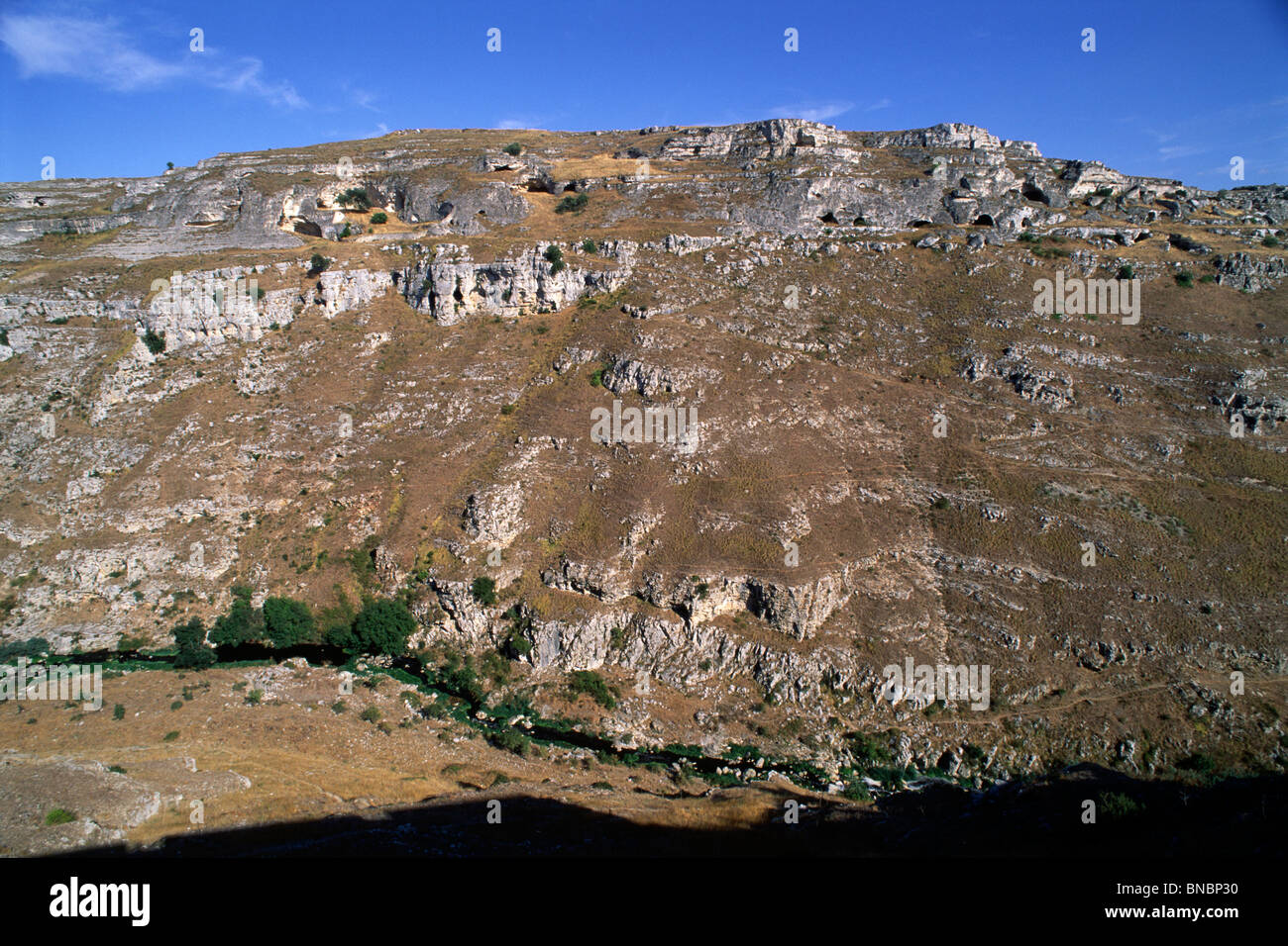 Italien, Basilicata, Matera, Murgia-Plateau und Gravina Stockfoto