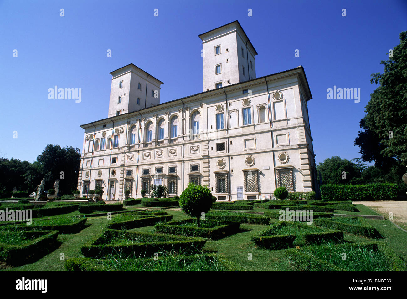 Italien, Rom, Villa Borghese, Galleria Borghese Stockfoto