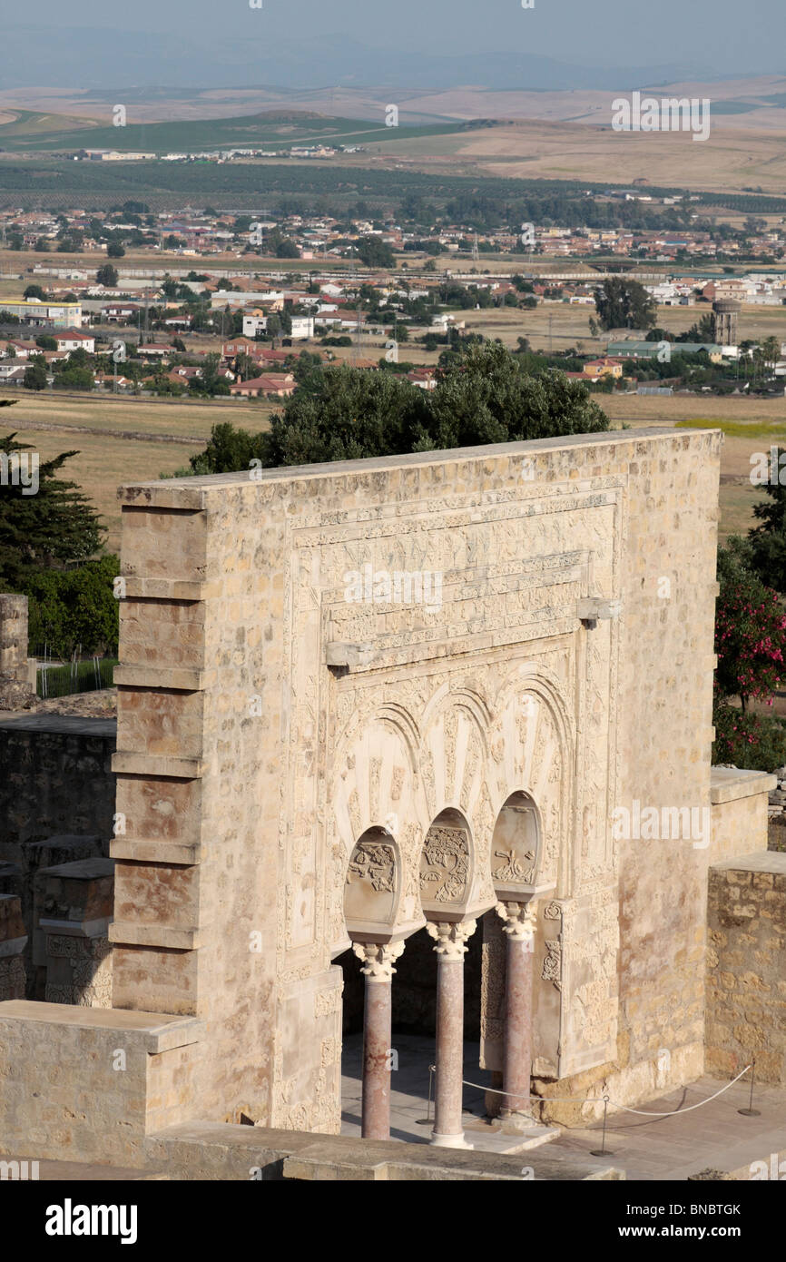 Das Madinat al Zahra archäologische Stätte einer maurischen mittelalterlichen Stadt am Stadtrand von Cordoba Andalusien Spanien Europa Stockfoto