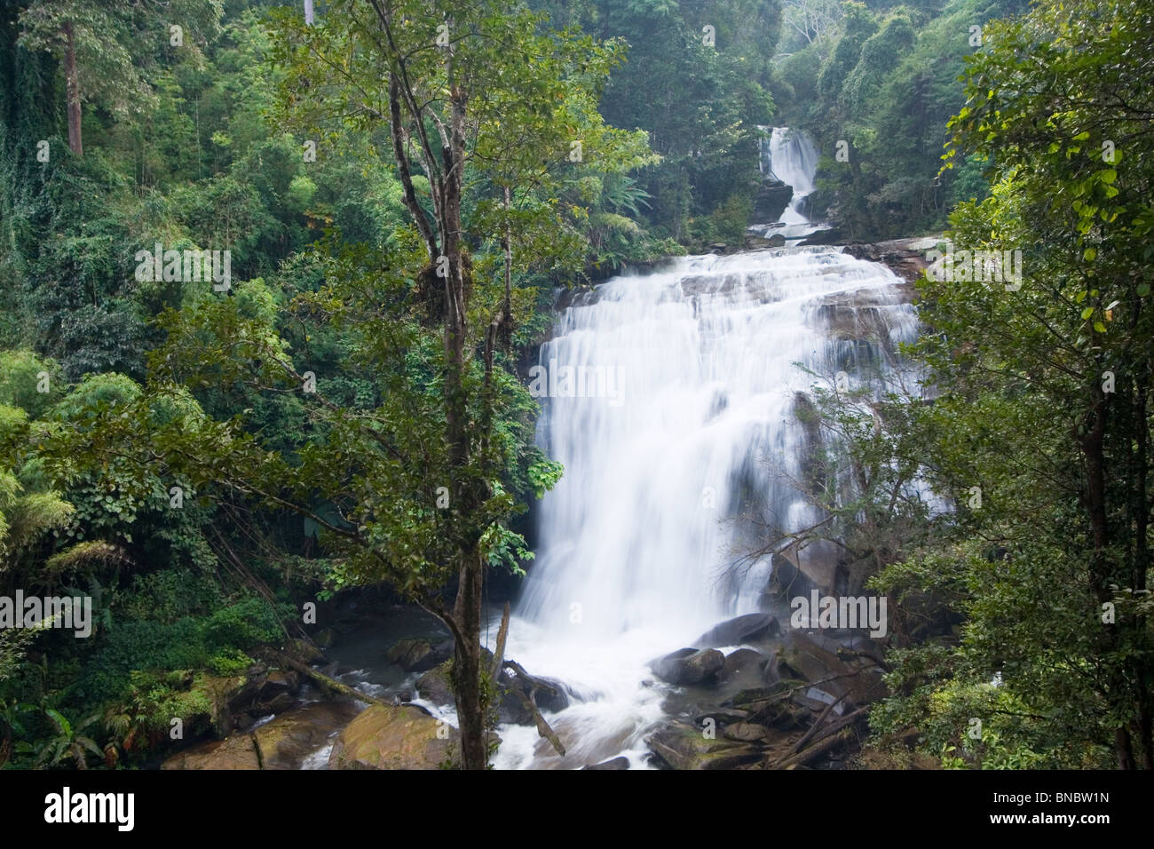 Siriphum (Sirithan) Wasserfall, Doi Inthanon Nationalpark, Thailand Stockfoto