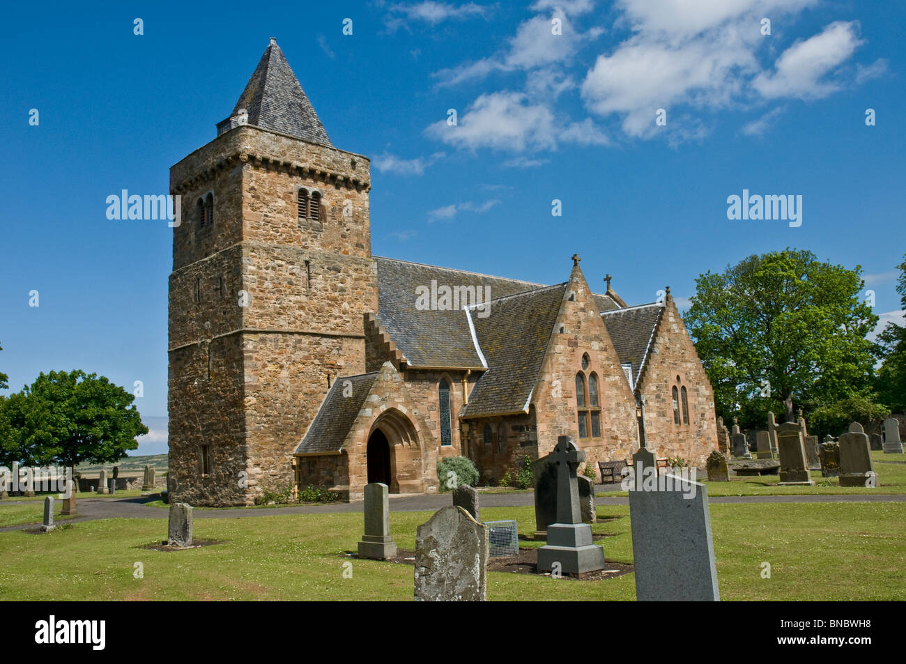 Hinter Pfarrkirche, East Lothian, Schottland Stockfoto