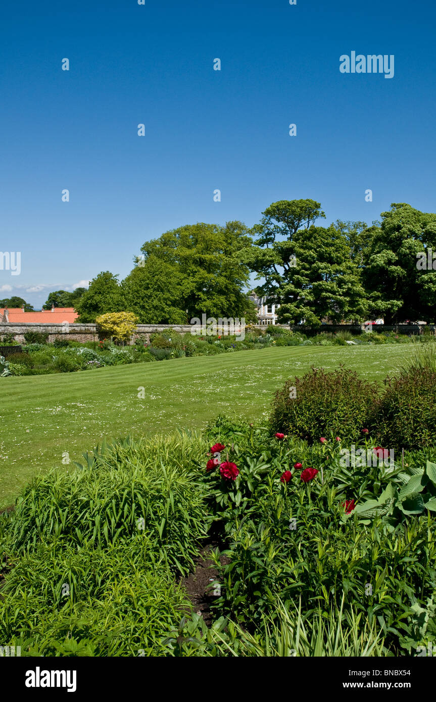 Ummauerten Gärten Dirleton Castle East Lothian Schottland Stockfoto