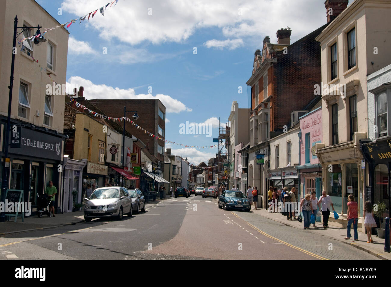 Hafen Straße Whitstable Kent England uk Stockfoto