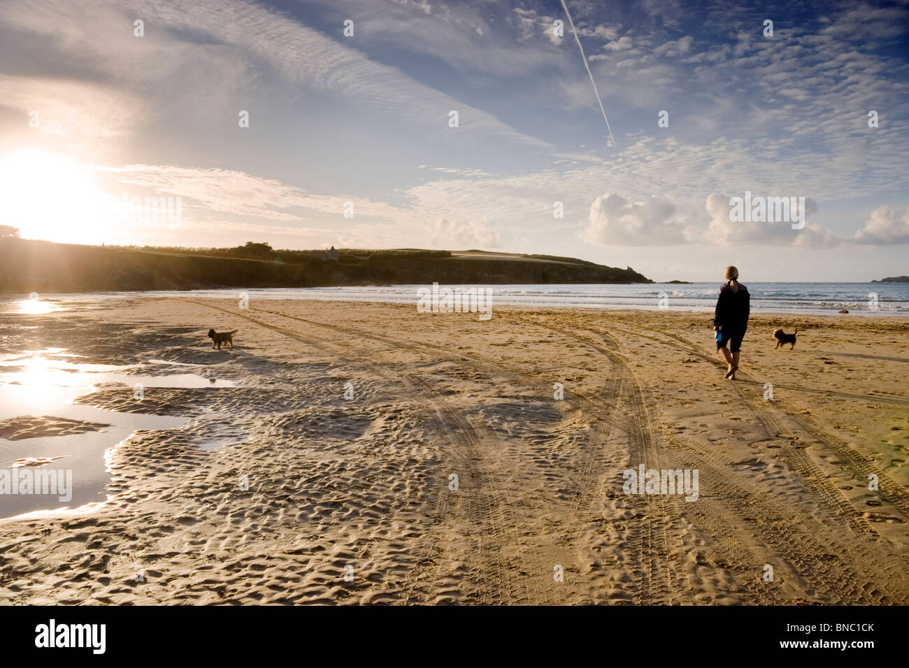 Harlyn Bay, Cornwall, England Stockfoto