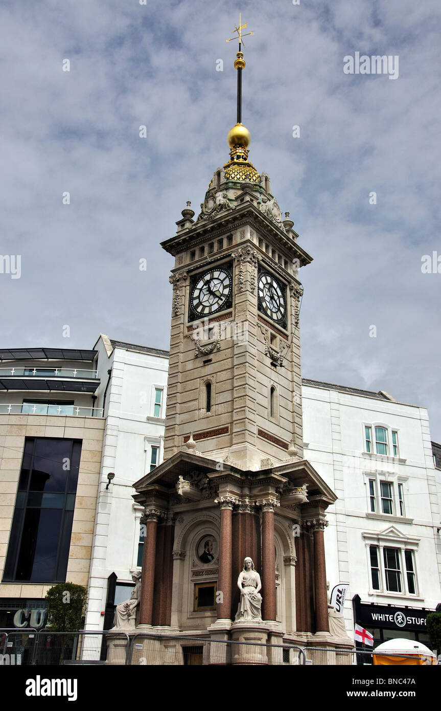Der Uhrturm, Church Street, Brighton, East Sussex, England, Vereinigtes Königreich Stockfoto