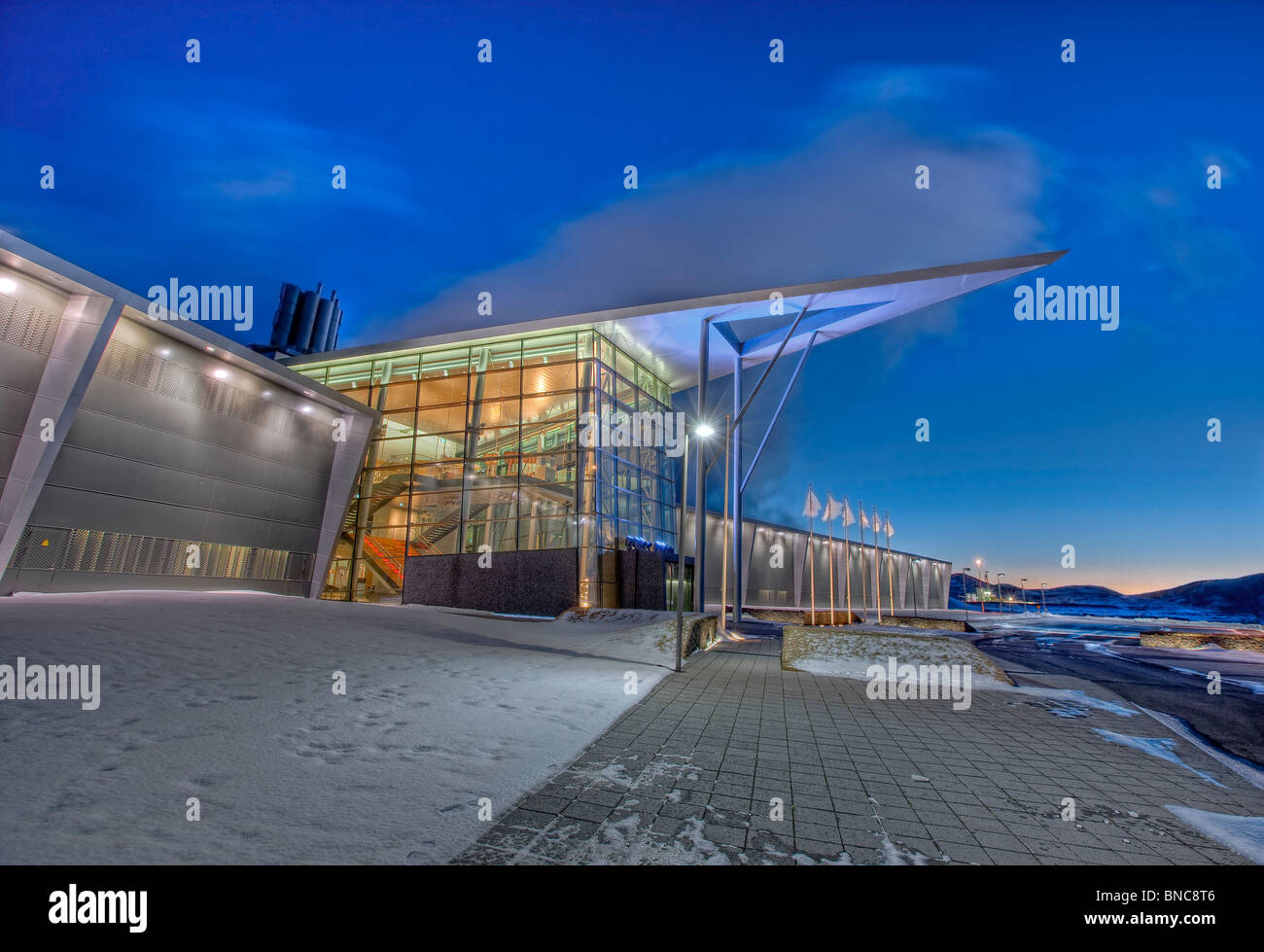 Hellisheidi geothermischen Kraftwerk, Island Stockfoto