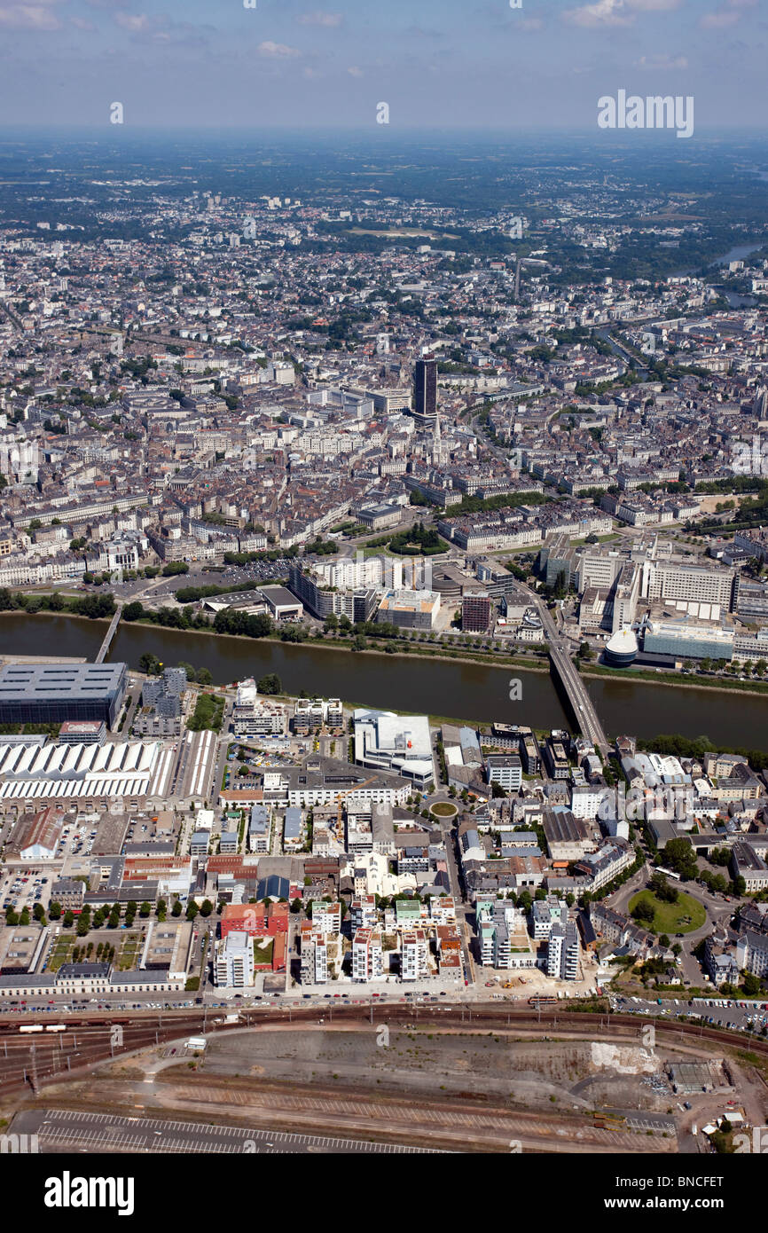Ile de Nantes, Flussinsel (44) Stockfoto