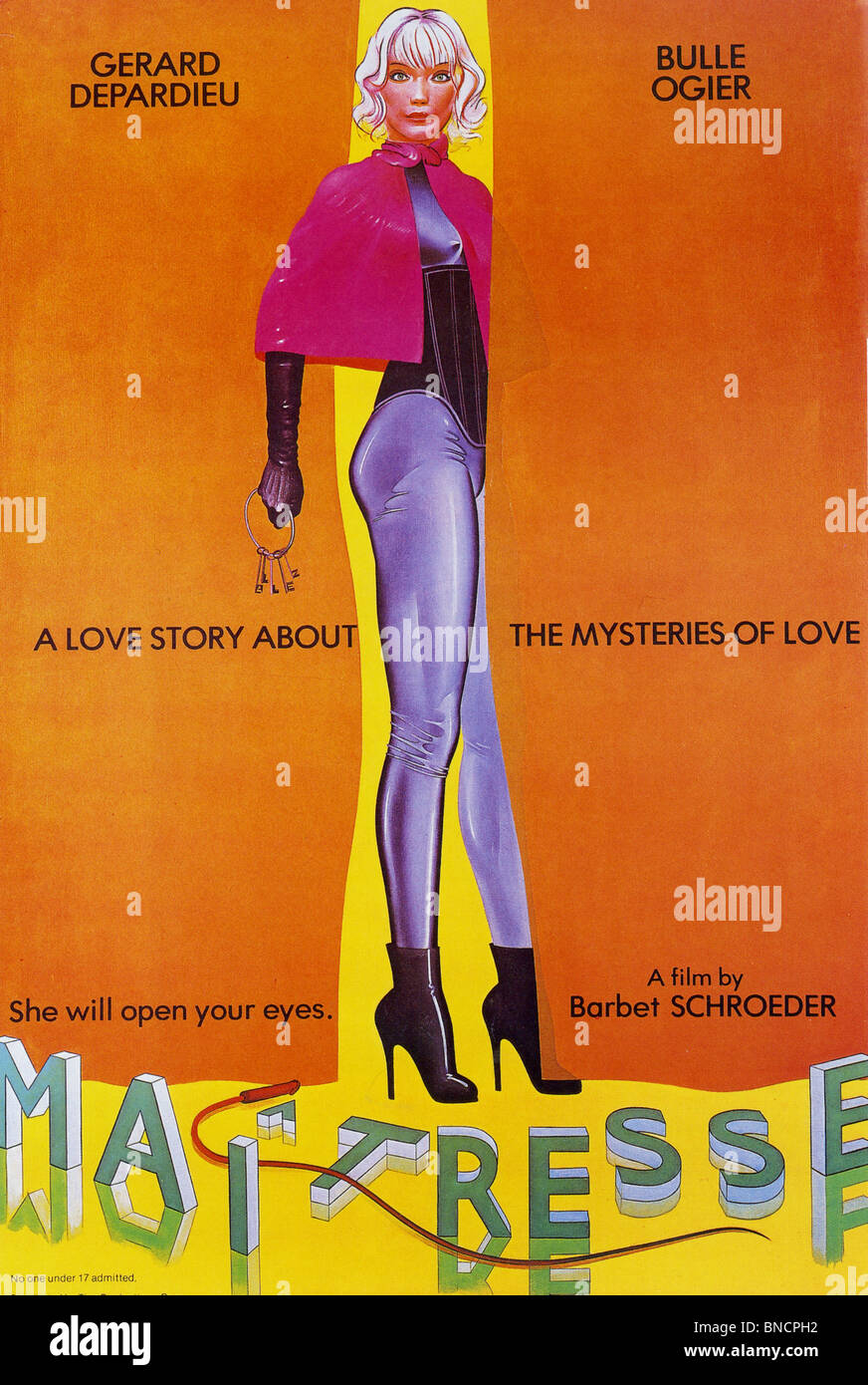 MAITRESSE Plakat für 1975 Gaumont Film Stockfoto