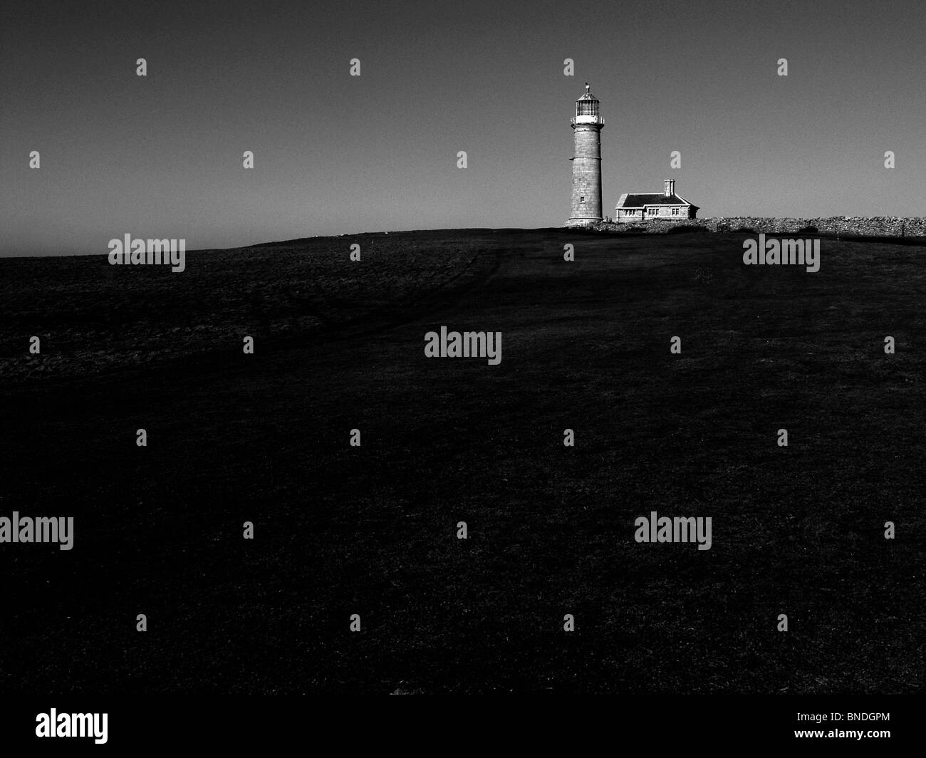 Lundy Island Lighthouse Stockfoto