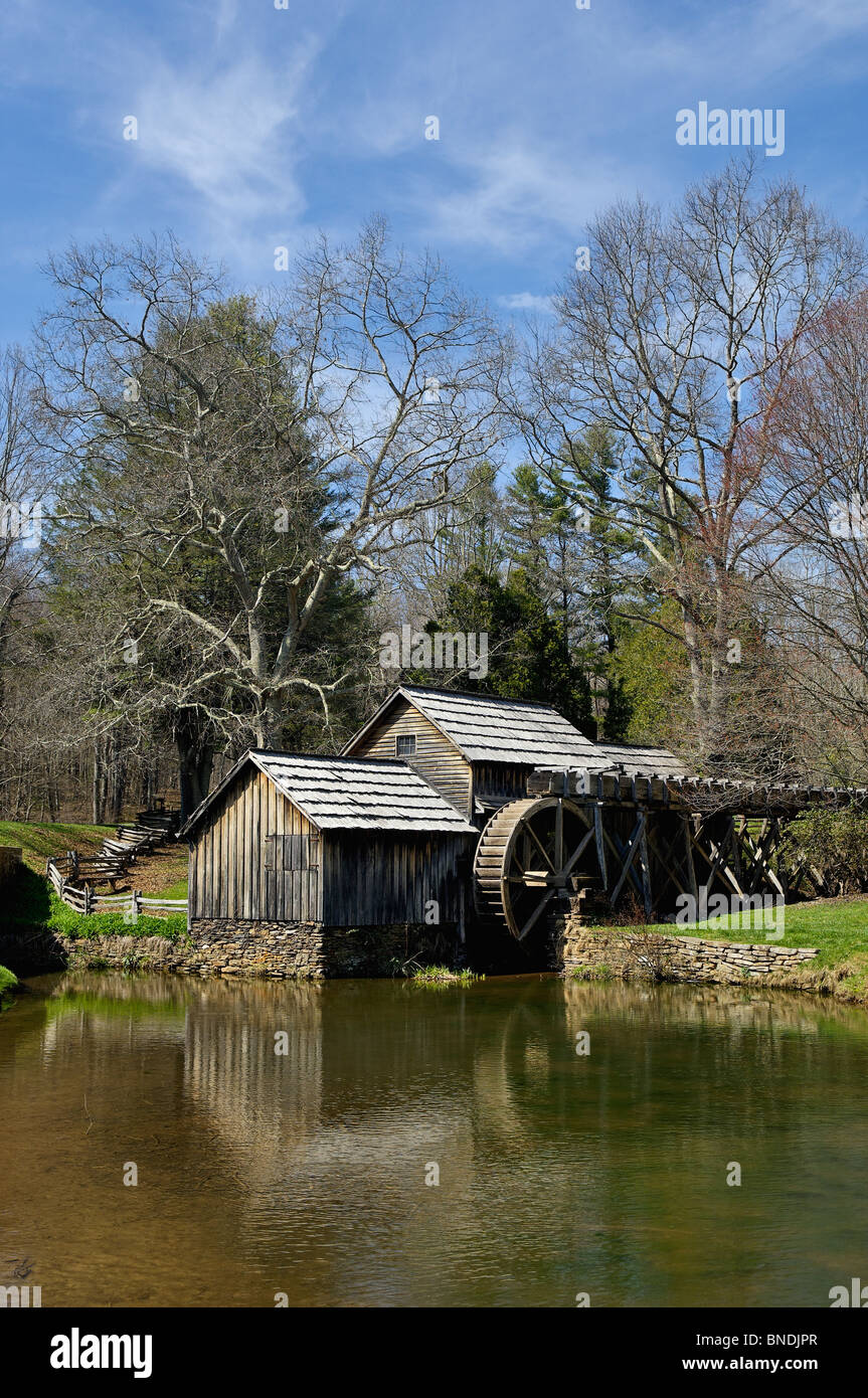 Mabry Mühle in Floyd County, Virginia Stockfoto