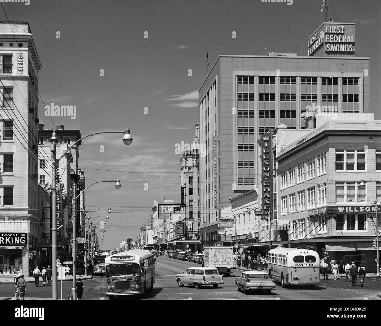 USA, Florida, St. Petersburg, Straßenszene Stockfoto