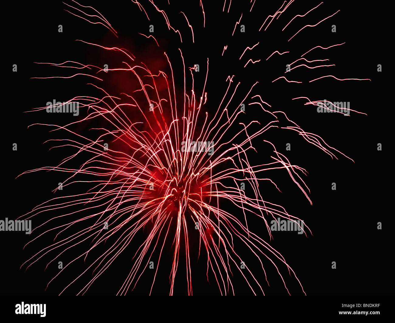 Abstrakte Feuerwerk platzen. Stockfoto