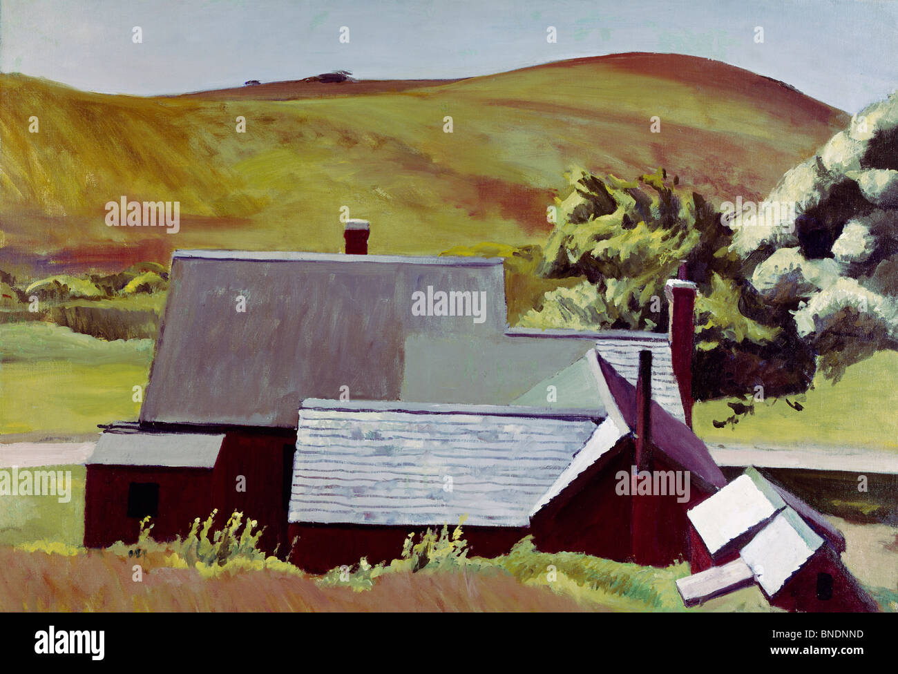 Stämmiger Cobb Haus, South Truro durch Edward Hopper 1882-1967, USA, New York State, New York City, Whitney Museum of American Art Stockfoto