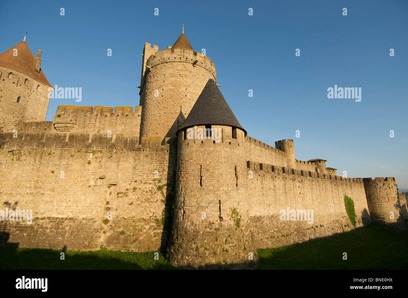 Die Burg von Carcassonne. Aude.France Stockfoto