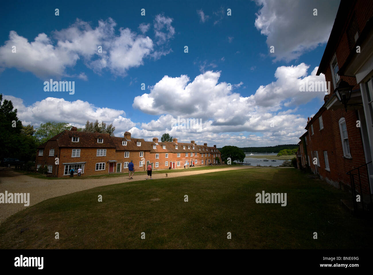 Schilde schwer Hampshire UK Beaulieu Estate River Stockfoto