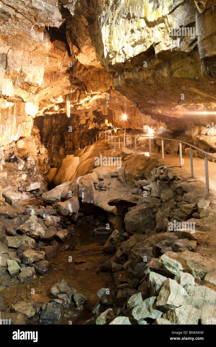 Pooles Cavern, Peak District National Park, Buxton, Derbyshire, Großbritannien Stockfoto