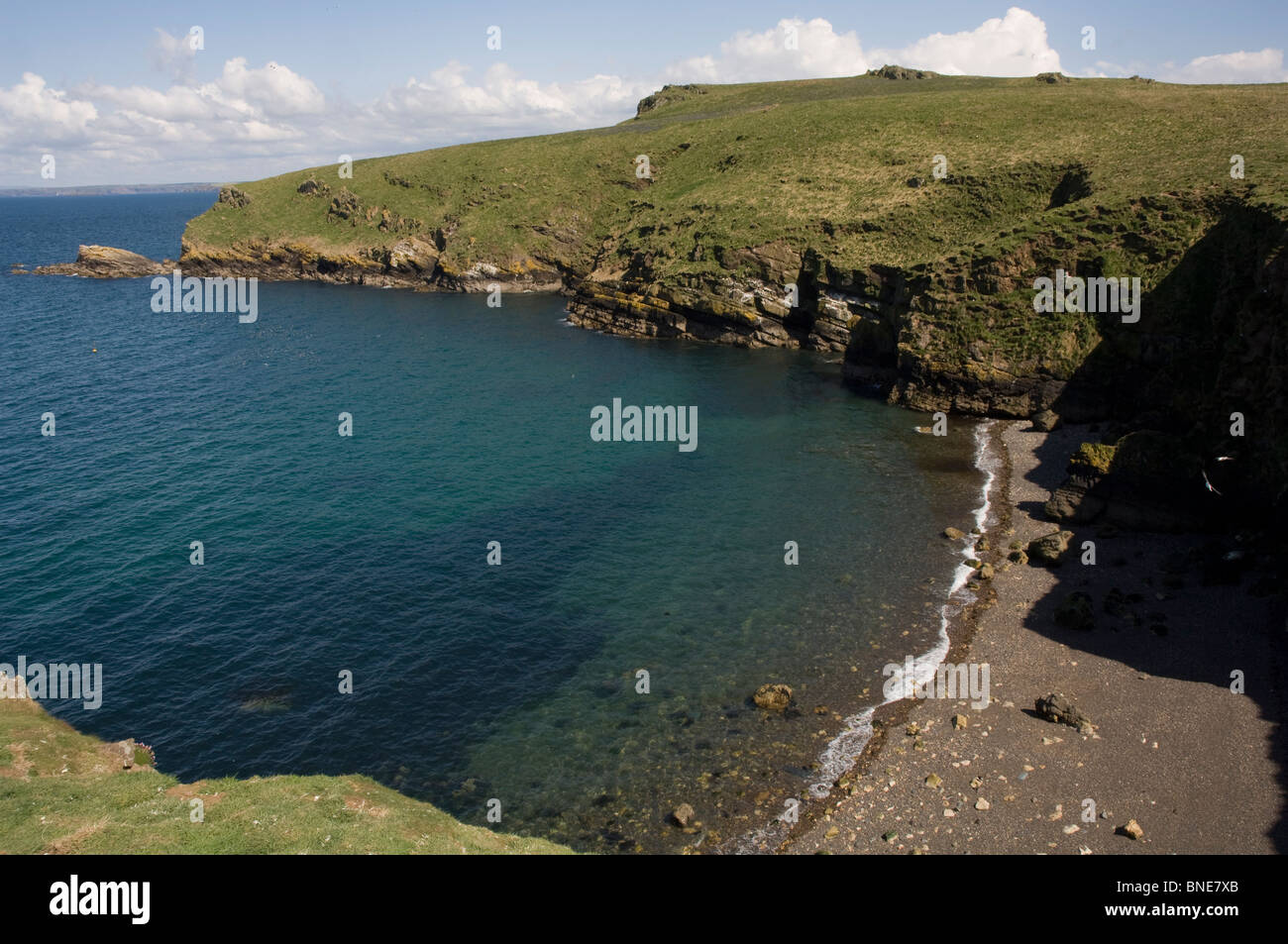 North Haven Beach, Skomer Island, Pembrokeshire, Wales, UK, Europa Stockfoto