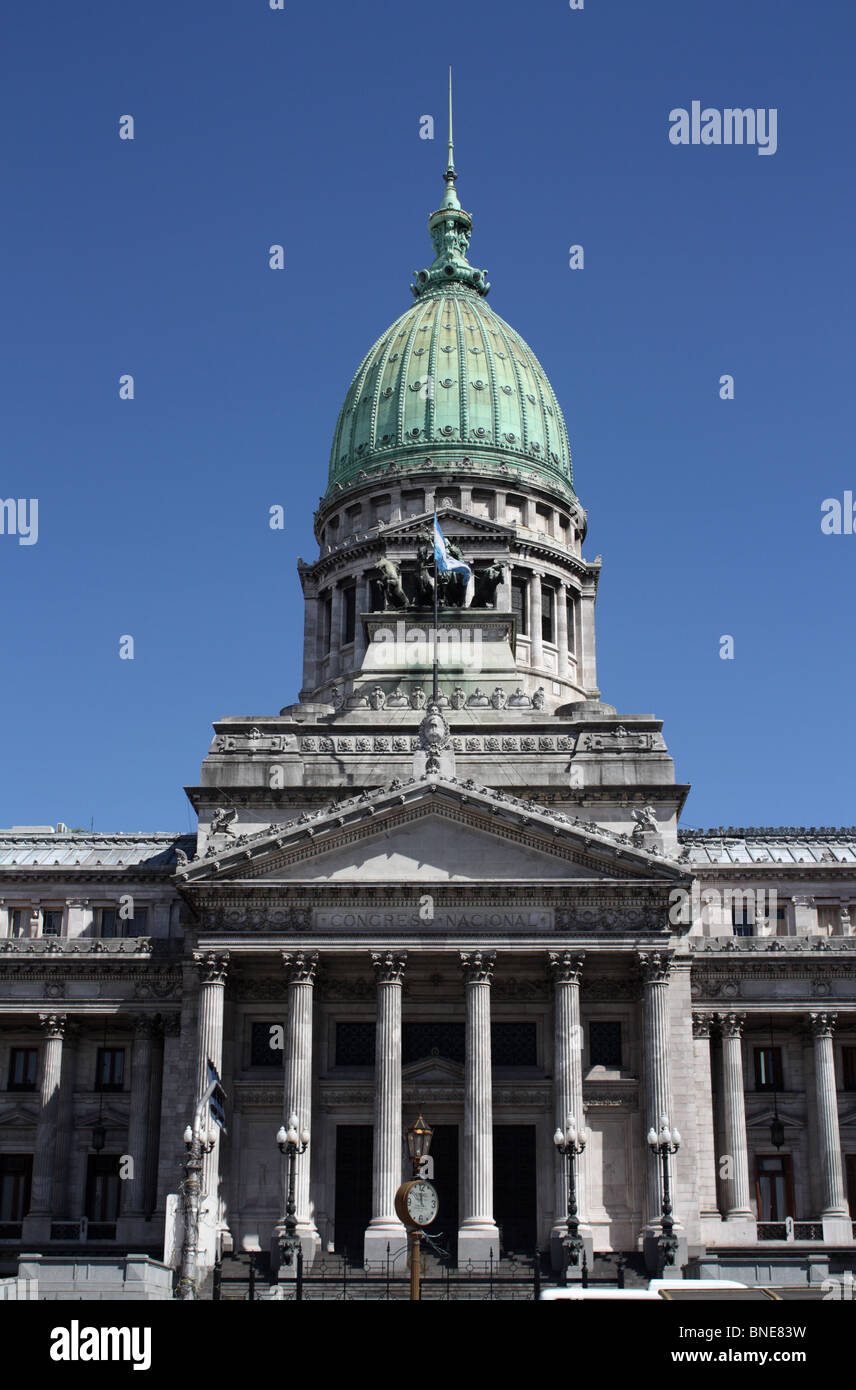 Argentinischen National Congress Building Buenos Aires Stockfoto