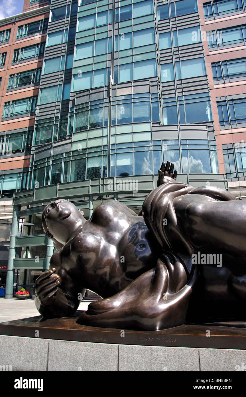 Broadgate Venus Skulptur, Exchange Square, Broadgate, City of London, Greater London, England, Vereinigtes Königreich Stockfoto