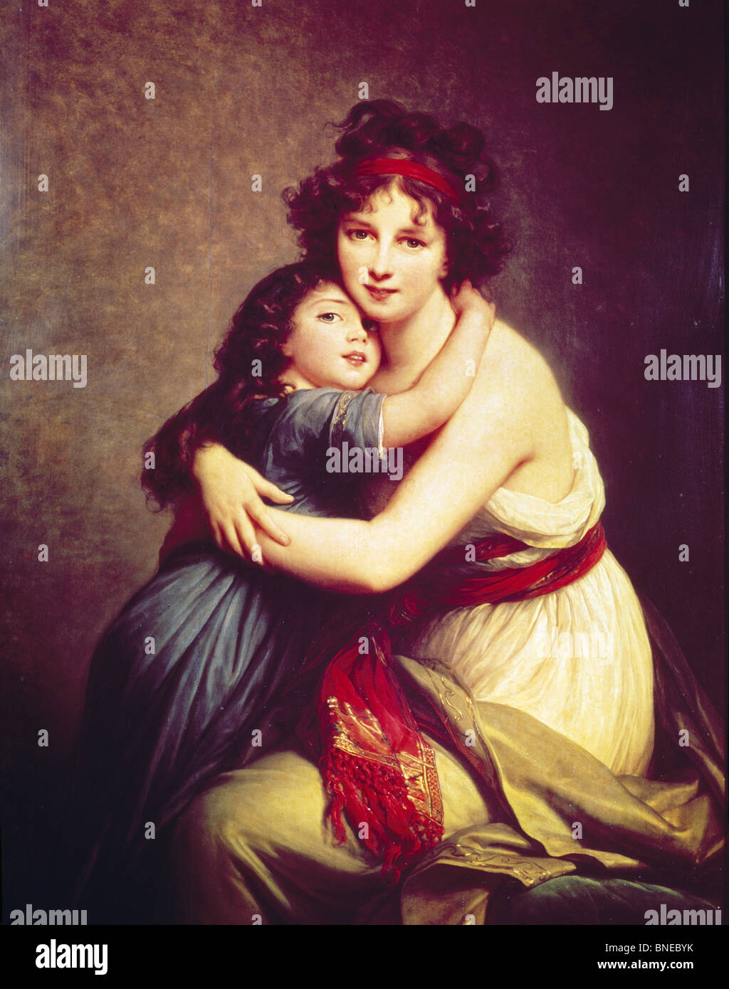 Madame Vigee-lebrun und Tochter von Elisabeth Louise Vigee Le Brun 1755-1842 Stockfoto