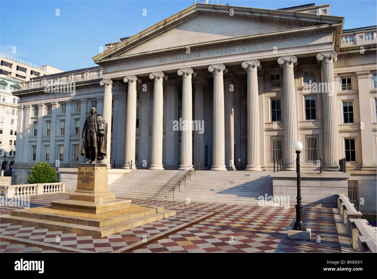 Treasury building, Washington DC Stockfoto