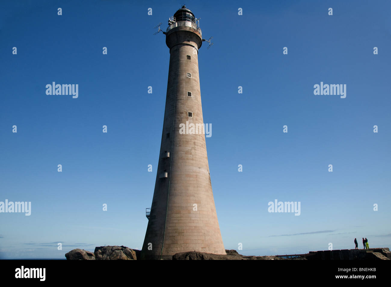 Skerryvore Leuchtturm (11 Meilen SW von Tiree), Atlantik, Schottland Stockfoto