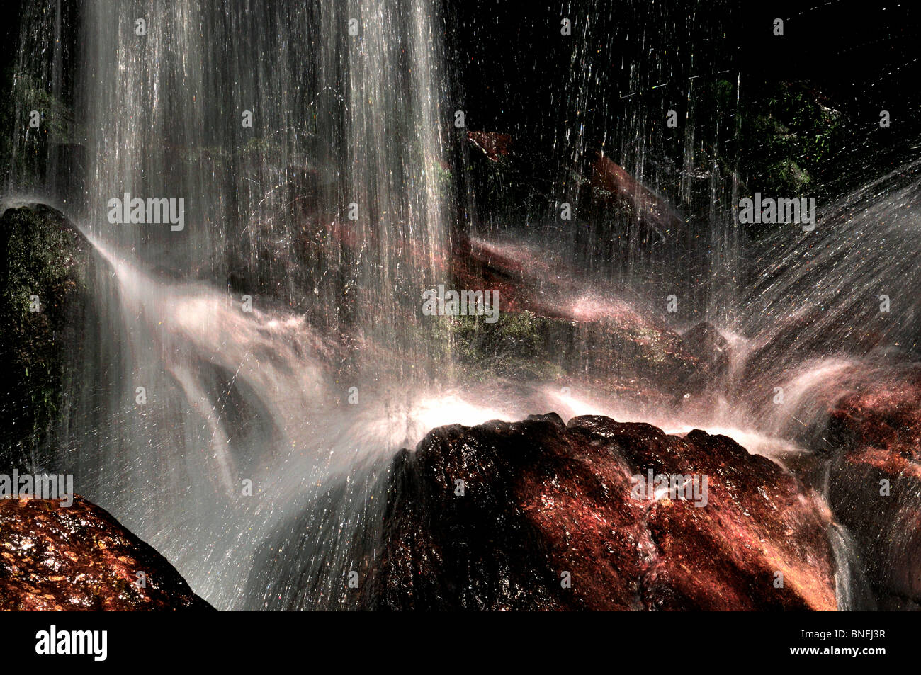 Deutschland, Schwarzwald: Wasserfall in Menzenschwand Stockfoto