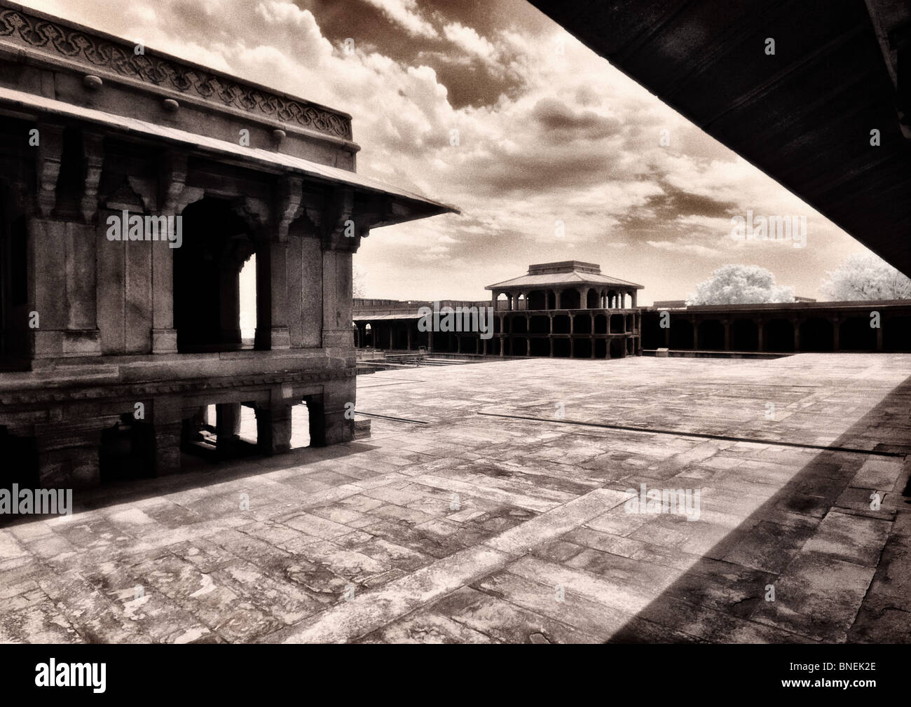 Abdar Jhana und Kwabgah - Fatehpur Sikri Stockfoto