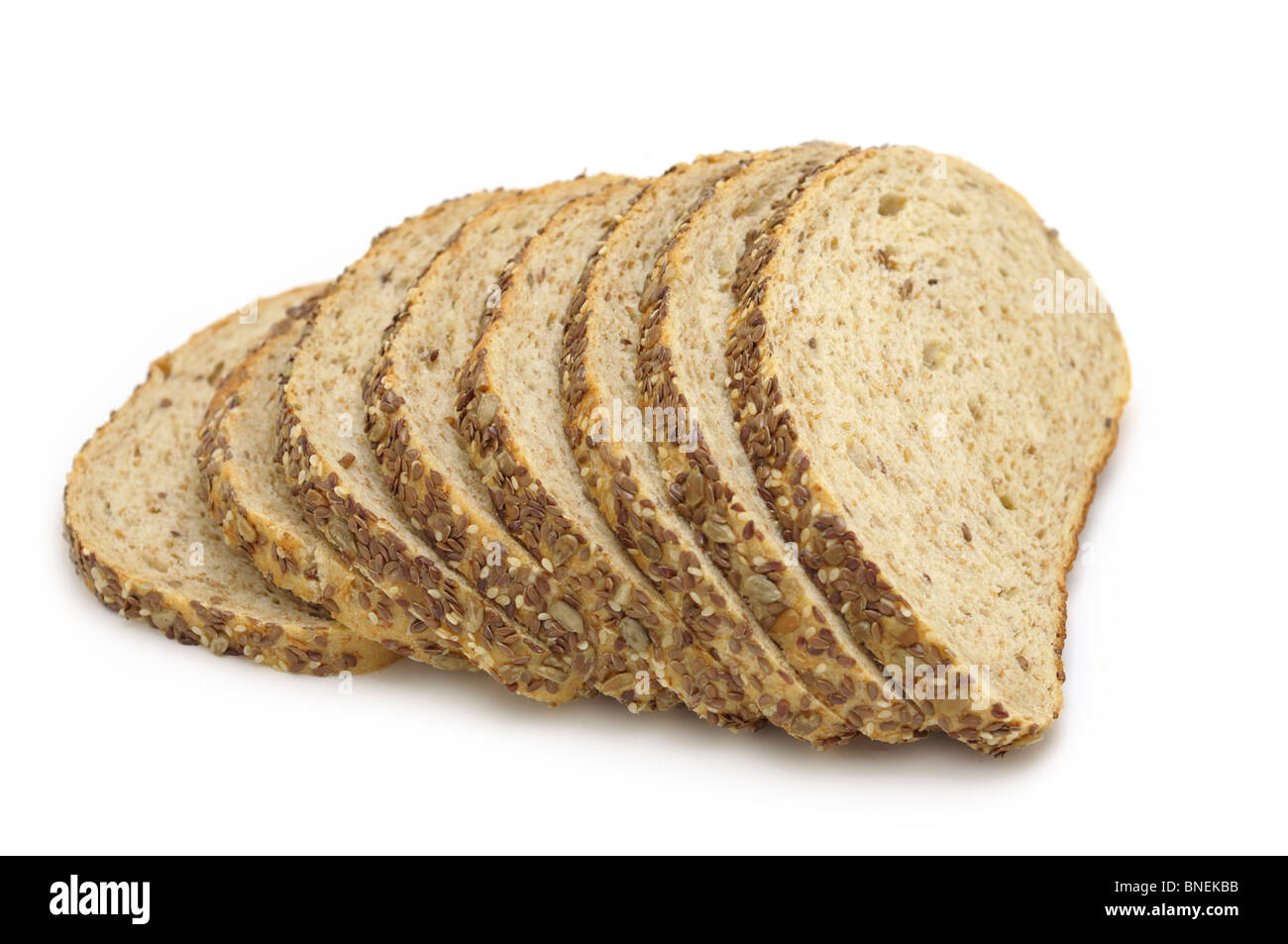 Schwarzbrot - Vollkorn, Mehrkorn Stockfoto