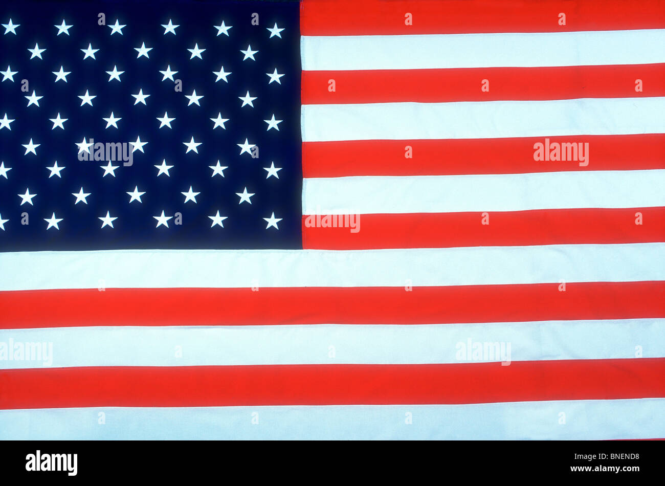 Amerikanische Flagge Stillleben Stockfoto
