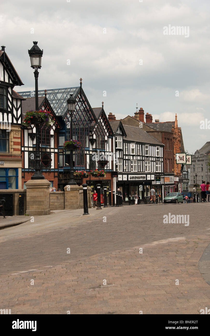 Wigan Stadtzentrum Stockfoto