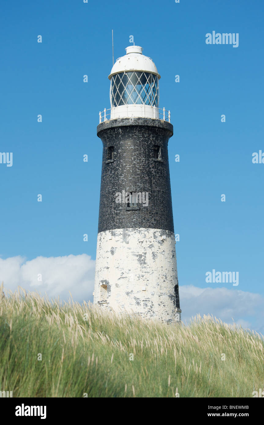 Spurn Point Leuchtturm erbaut 1895, East Riding of Yorkshire Stockfoto