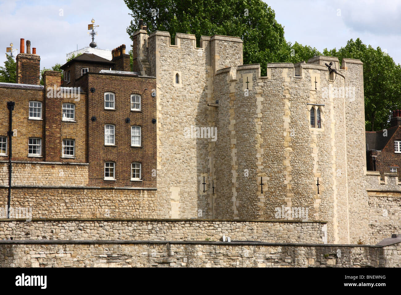 Ihre Majestät königlicher Palast und Festung - Tower of London Stockfoto