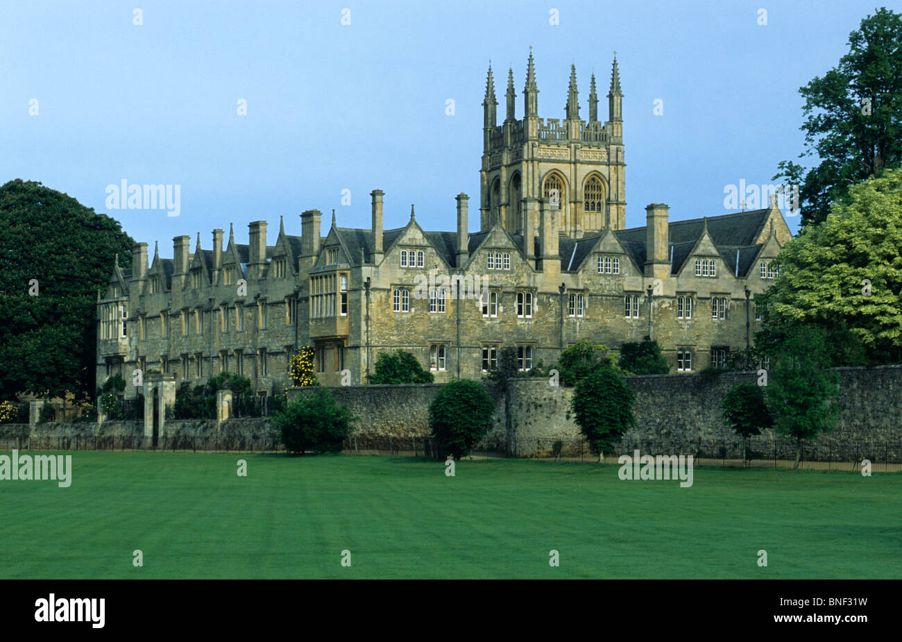 Merton Felder und College, Oxford, Großbritannien Stockfoto