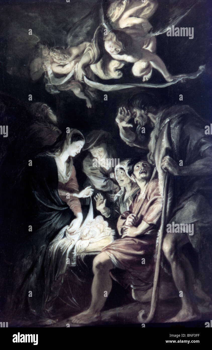 Anbetung der Könige von Rubens, 1608, 1577-1640 Stockfoto