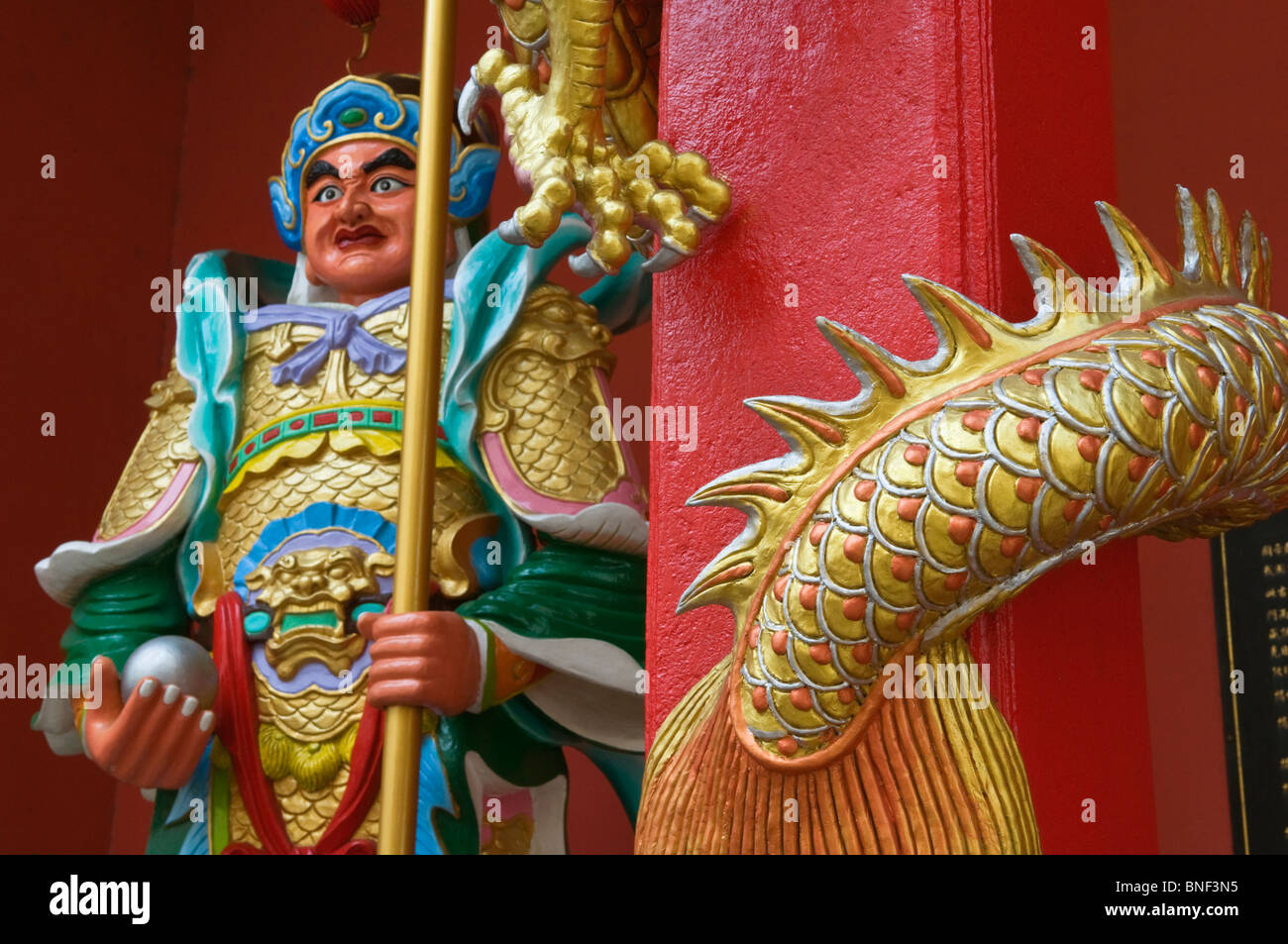 Guan Ti Tempel Chinatown Kuala Lumpur Malaysia Stockfoto