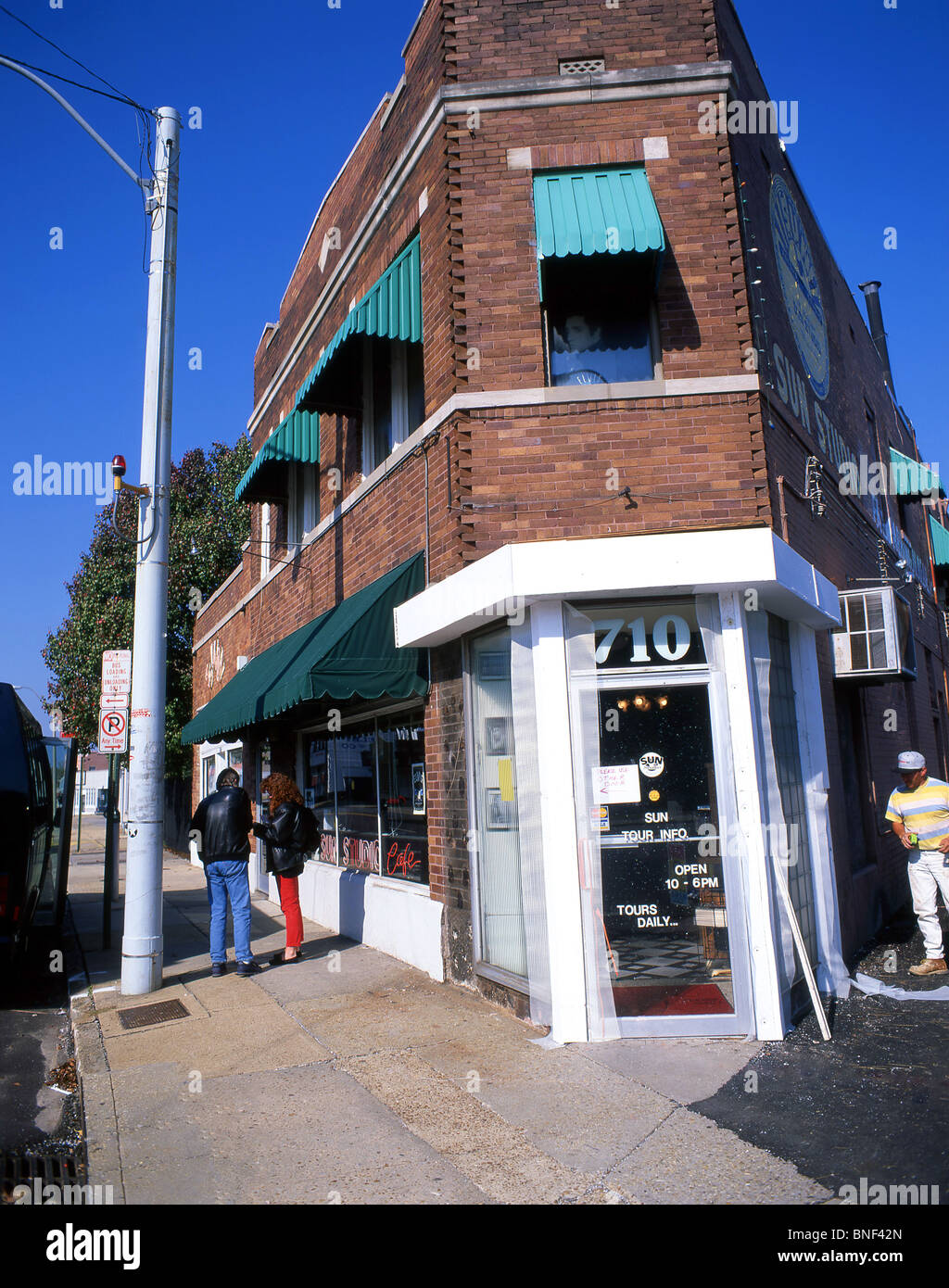 Historischen Sonnenstudio, Union Avenue, Memphis, Tennessee, Vereinigte Staaten von Amerika Stockfoto