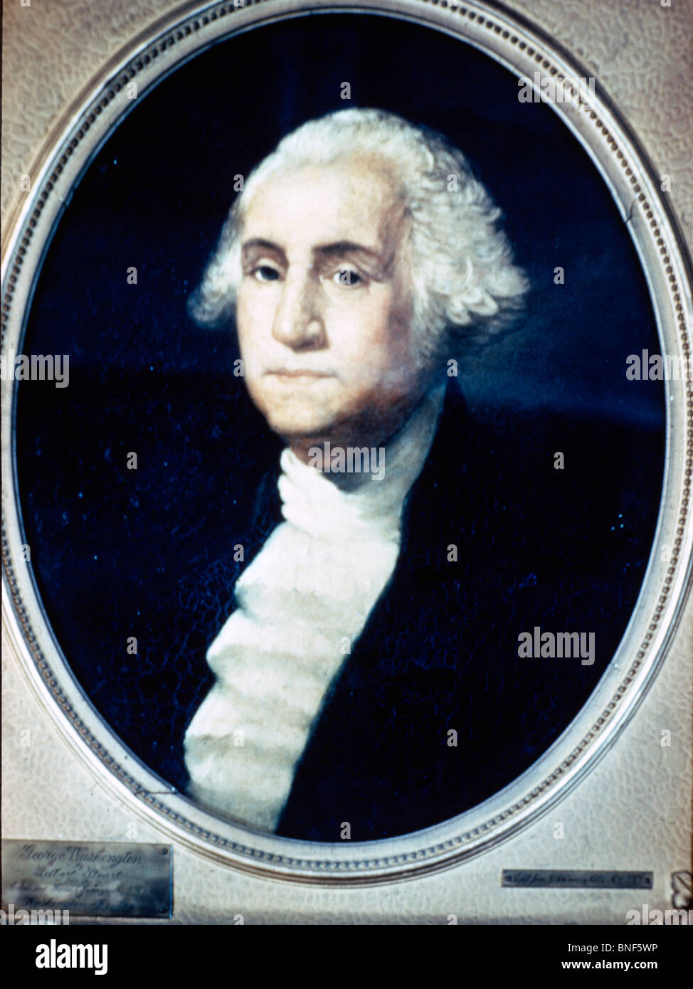 George Washington von Gilbert Stuart, (1755-1828) Stockfoto