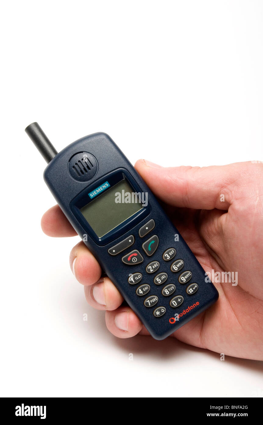 alte Handys Handy-Handys Handy Retro-Mode fashioned Stil Design-Stil Stockfoto
