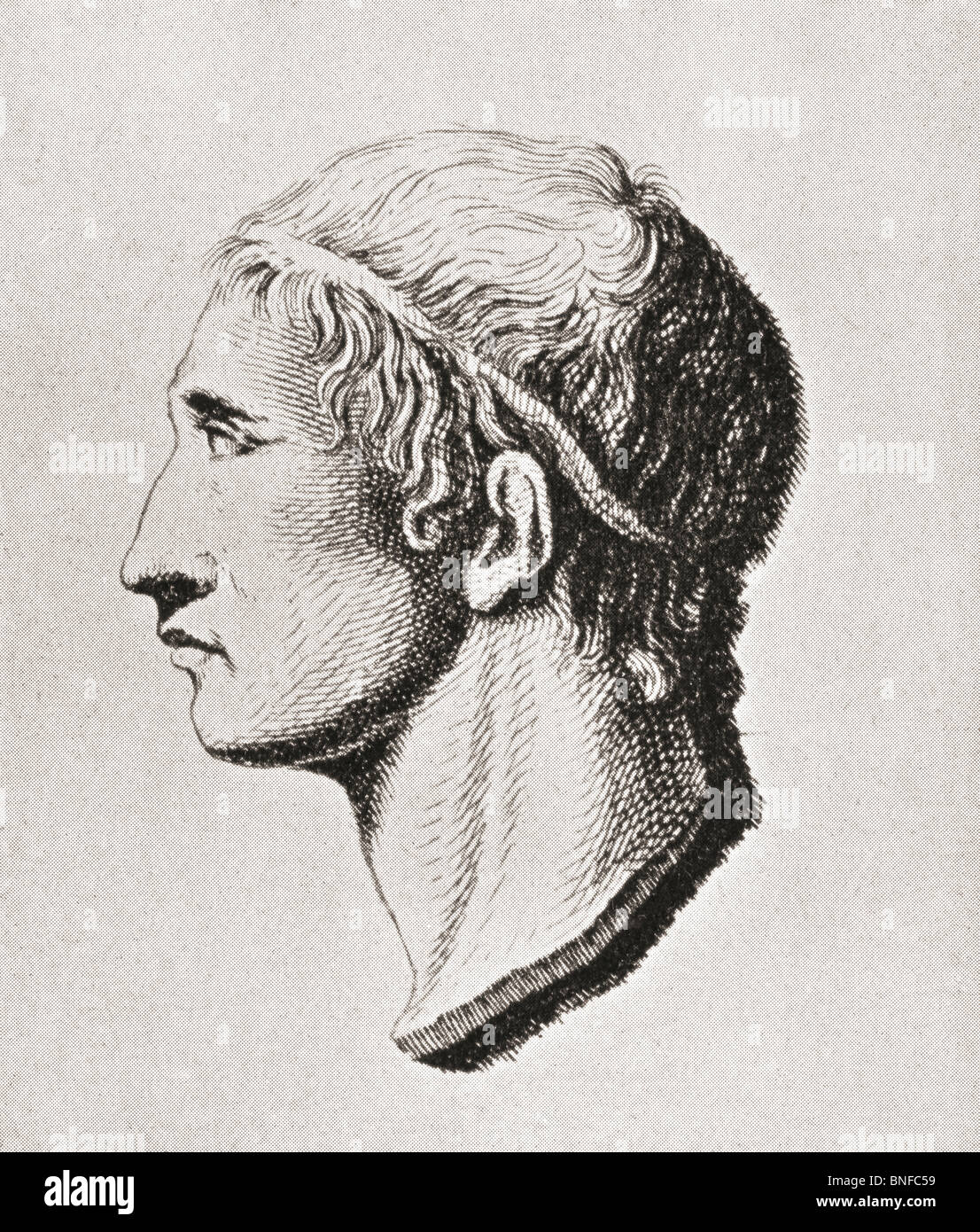 Robert Adam, 1728 bis 1792. Schottischer klassizistische Architekt, Innenarchitekt und Möbeldesigner. Stockfoto