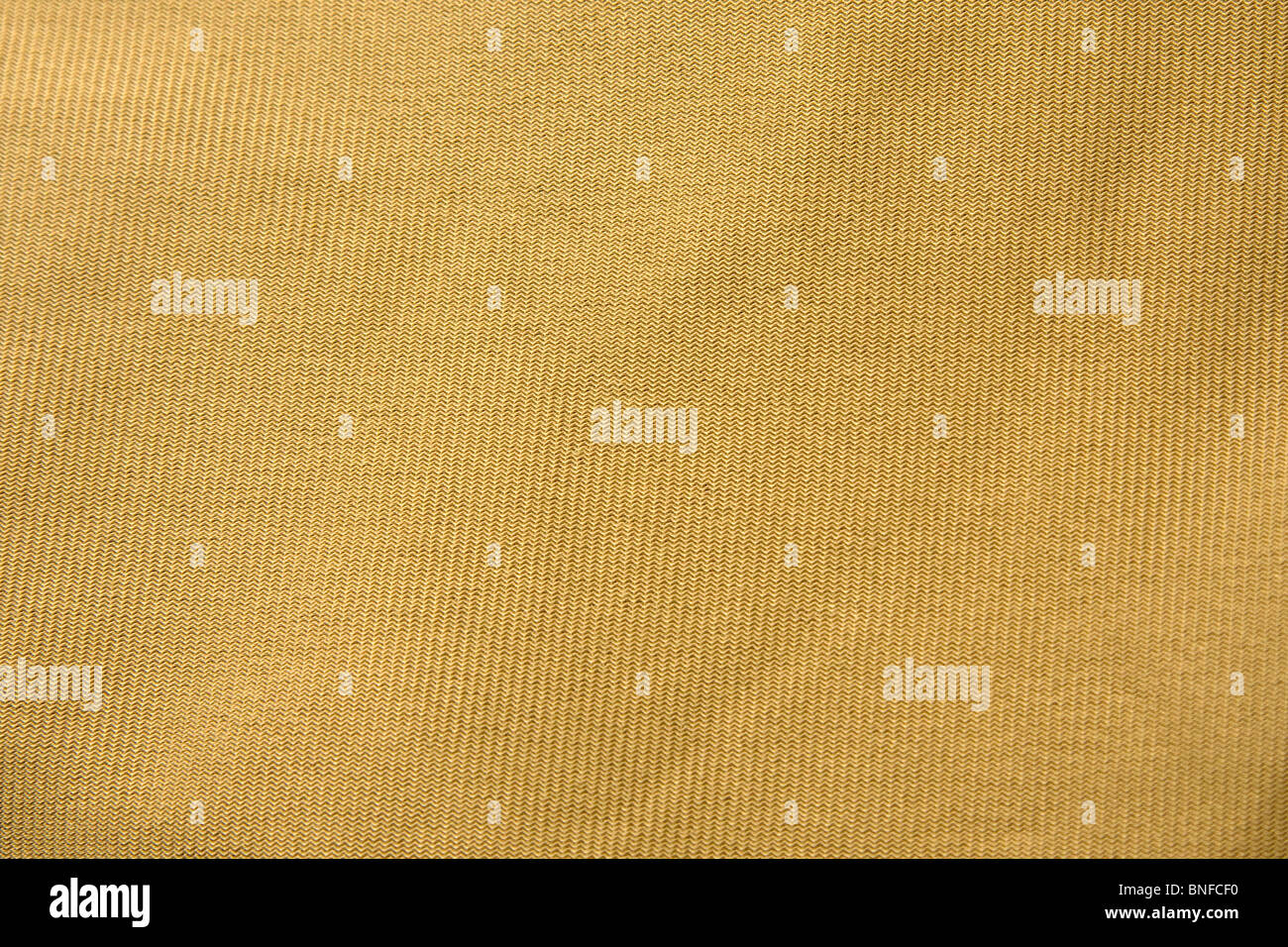 Gelber Stoff in Makro Stockfoto