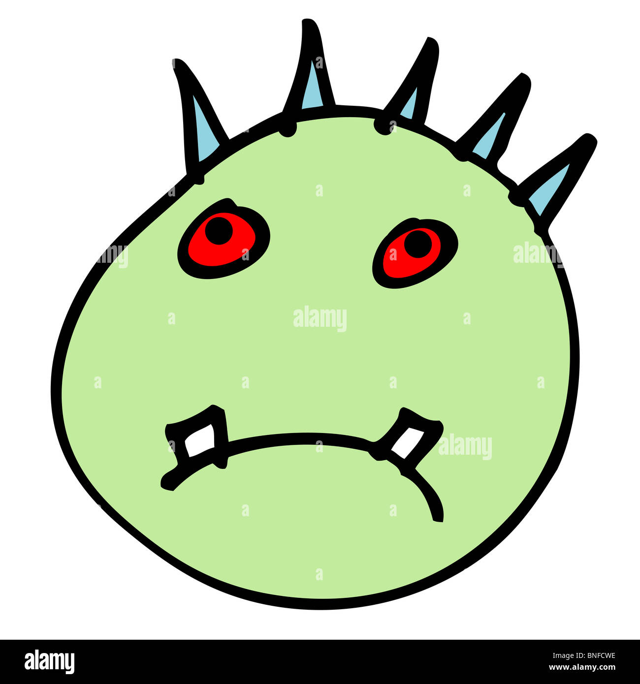 Bugbear Kopf Stockfoto