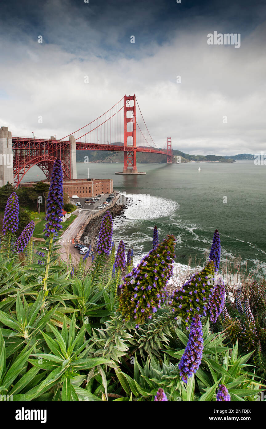 Die Golden Gate Bridge San Francisco Kalifornien, USA Stockfoto